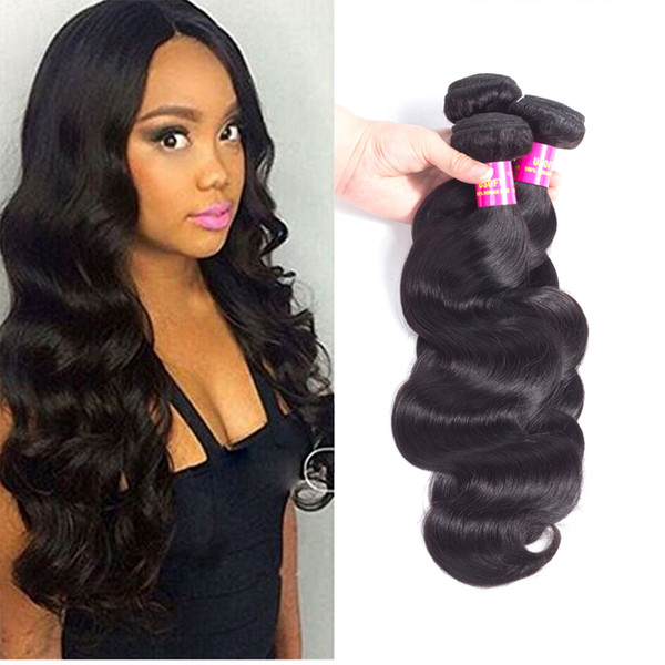 8A USOFT Brazilian Body wave hair bundles Unprocessed Virgin Hair Weaves Wholesale Weaves hair extensions no bifurcation Cheap 