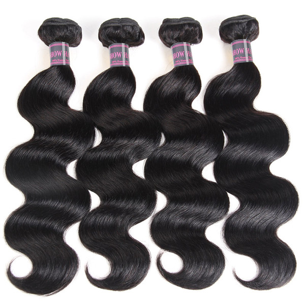 Cheap 4PCS /Lot Brazilian Virgin Hair Body Wave Unprocessed Virgin Brazilian Body Wave Hair Weave Bundles Wholesale Human Hair Bundles