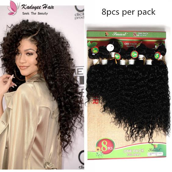 Deep curly brazilian human hair 8bundles for full head jerry curly loose wave indian peruvian saw in hair extensions free shipping