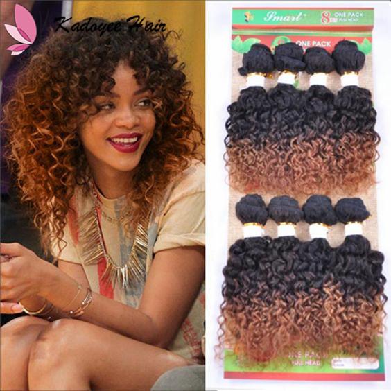 Loose wave virgin human hair 8bundles/lot for full head Kinky curly Deep curly virgin brazilian human hair bundles wholesale hair weaves