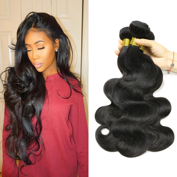 Grade 8A Indian Virgin Hair Body Wave 3 Bundles Unprocessed Body Wave Human Hair Weave 100g/pc Hair Extensions