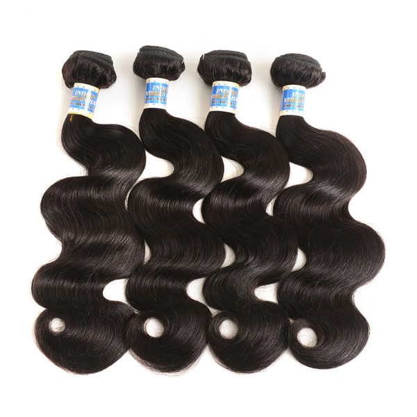 Wholesale Price Peruvian Virgin Hair Bundles 4 Pcs Lot Unprocessed Peruvian Body Wave Human Hair Weaves Natural Black Color