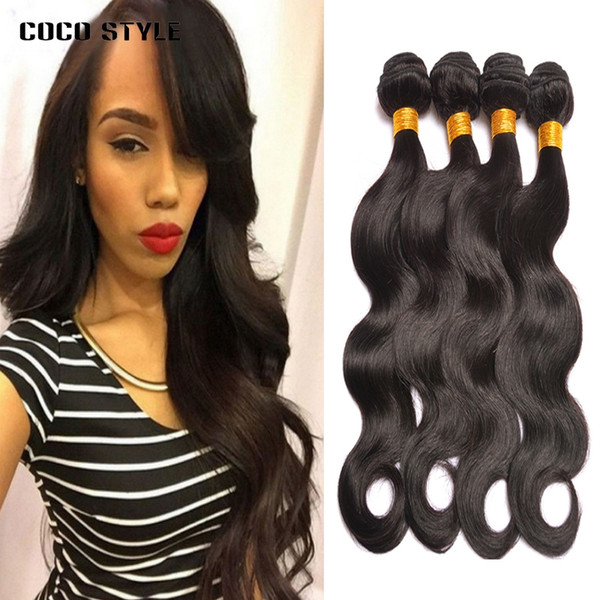 Hot Sale Brazilian Body Wave 4 Bundles Deals Brazilian Virgin Hair Body Wave 8A Grade Virgin Unprocessed Human Hair Weave Bundles