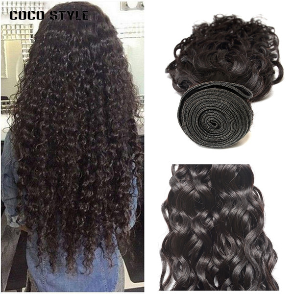 4 Bundles Water Wave Hair Malaysian Remy Hair Bundles 100% Natural Pattern Fuller Hair No Tangle