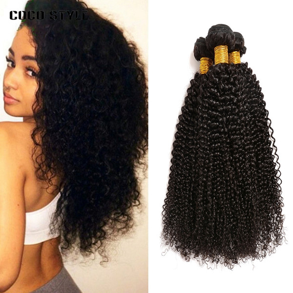 Brazilian Virgin Human Hair Bundles Kinky curly Brazilian Kinky Curly Human Hair Weave Extensions Cuticle Aligned Double Weft Bundles