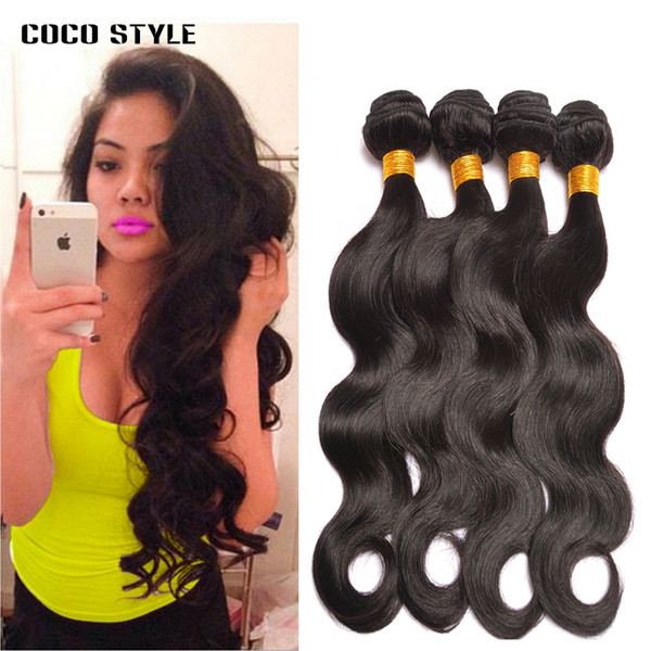 Wholesale Unprocessed Brazilian Hair Peruvian Indian Malaysian Cambodian Virgin Human Hair Weaves 4 Pieces Body Wave Hair Bundles