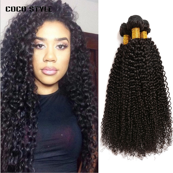 Cheap Brazilian Hair Wefts 3 Bundles Wholesale Unprocessed Peruvian Indian Malaysian Kinky Curly Virgin Hair Extensions 