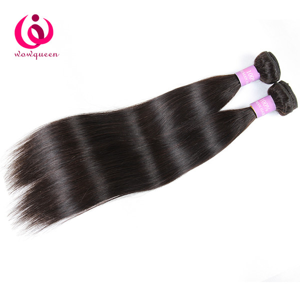 Brazilian Human Hair Straight Weave Bundles 2pcs Wow Queen Products Cheap Price Soft and Thick Remy Hair Brazilian Virgin Human Hair Weft