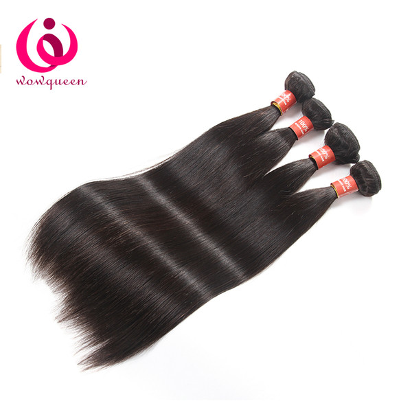 Brazilian Straight Human Hair Weave Bundles 9A Peruvian Malaysian Indian Virgin Hair Extensions Cheap Bulk Human Hair Weave