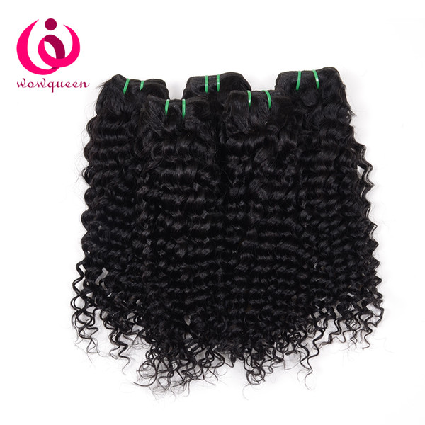 Brazilian Deep Wave Human Hair Weave Malaysian Peruvian Indian Mongolian Virgin Hair Kinky Curly 8- 30 inches