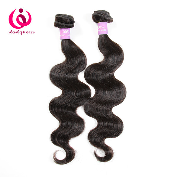 Human Hair Weave Bundles 8A Malaysian Body Wave 2pcs/lot Wow Queen Hair Soft And Thick High Quality Brazilian Body Wave Hair Weft