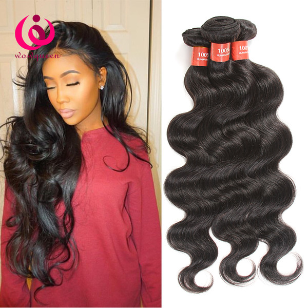 Malaysian Remy Body Wave Hair Weave Bundles 5pcs/lot Wow Queen Products Soft And Thick 8-28inch Malaysian Virgin Human Hair Extensions