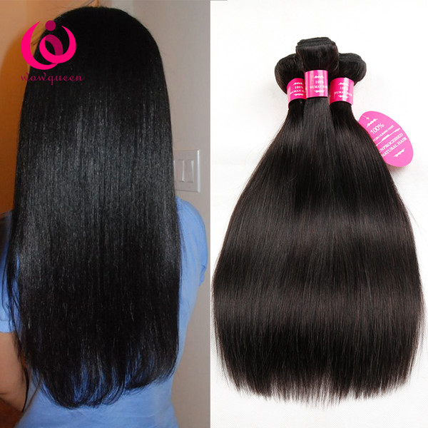 Indian Human Hair Weave Bundles Straight Wow Queen Hair 5pcs/lot Cheap Price Double Weft Unprocessed Indian Virgin Human Hair Extensions