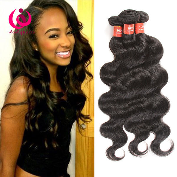 Mongolian Body Wave Hair Weave Bundles 4pcs/lot Wow Queen Hair Products High Quality and Cheap Price Mongolian Virgin Human Hair Extensions