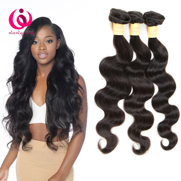 Mongolian Body Wave Hair Weave Bundles 4pcs/lot High Quality and Cheap Price Wow Queen Hair Products Mongolian Virgin Human Hair