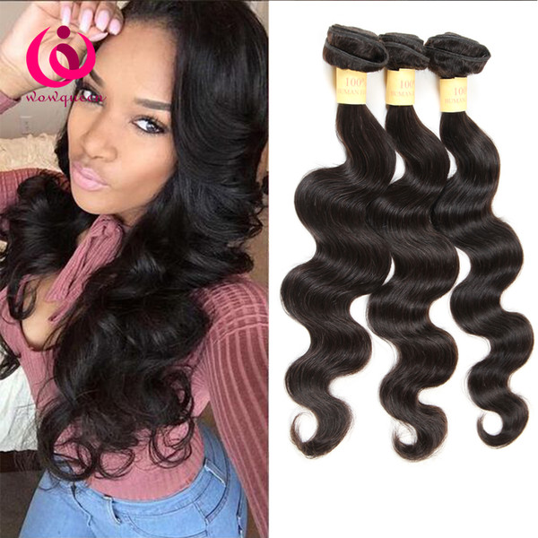 Malaysian Hair Weave Bundles Body Wave 4pcs/lot 7A Grade 8-28inch Brazilian Peruvian Indian Mongolian 100% Vrigin Human Hair Extensions