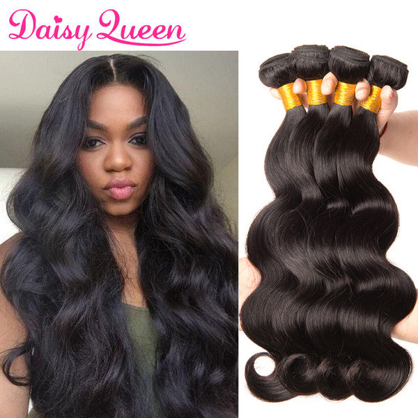 10A Mink Brazilian Body Wave 4 Bundles Human Hair Extensions Natural color Brazilian Hair Weave Bundles Unprocessed Human Hair Extensions