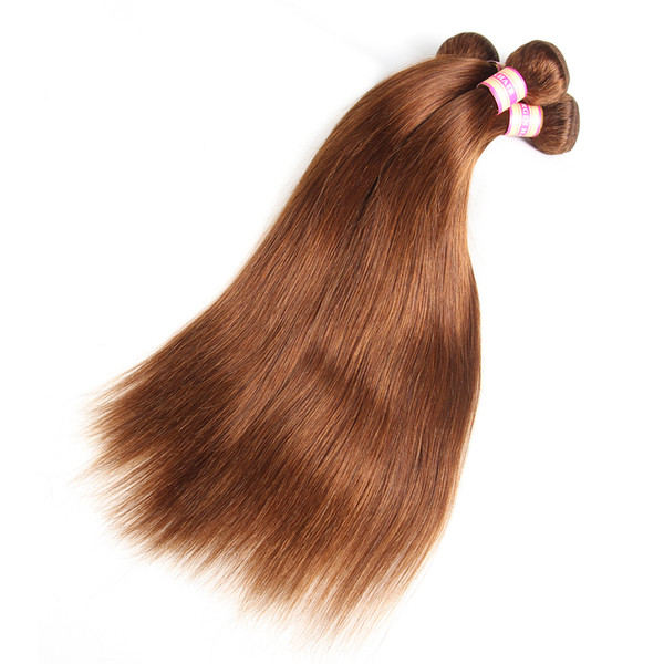 Siyusi Hair Products Peruvian Virgin Human Hair Bundles Body Wave/Straight Hair Extensions Natural Color #2 #27 #99J #30