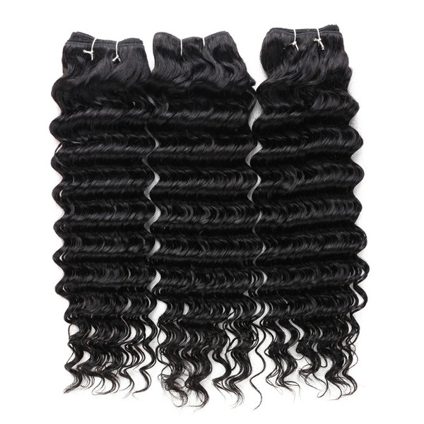 Brazilian Human Hair Bundles Deep Wave Hair Peruvian Indian Malaysian 100% Unprocessed Natural Color Deep Wave Human Hair Extensions