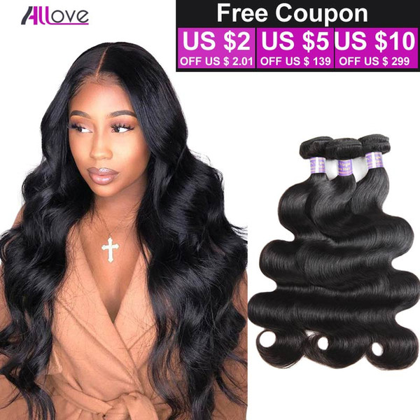 8A Grade Brazilian Virgin Hair Body Wave Unprocessed Virgin Brazilian Hair 3 Bundle Deals Cheap Brazilian Peruvian Human Hair Bundles