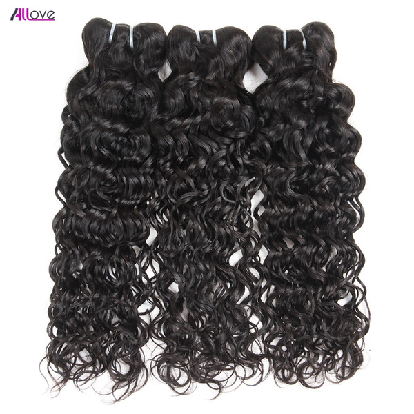 8A Brazilian Loose Deep Wave Hair Weft Kinky Straight Human Hair Bundles 4pcs Peruvian Indian Malaysian Hair Extensions Natural Black