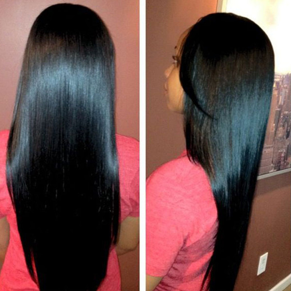 9A Indian Human Hair Straight Weaves 100% Indian Human Hair Extensions Bundles Length Unprocessed Remy Hair Weaves Natural Color