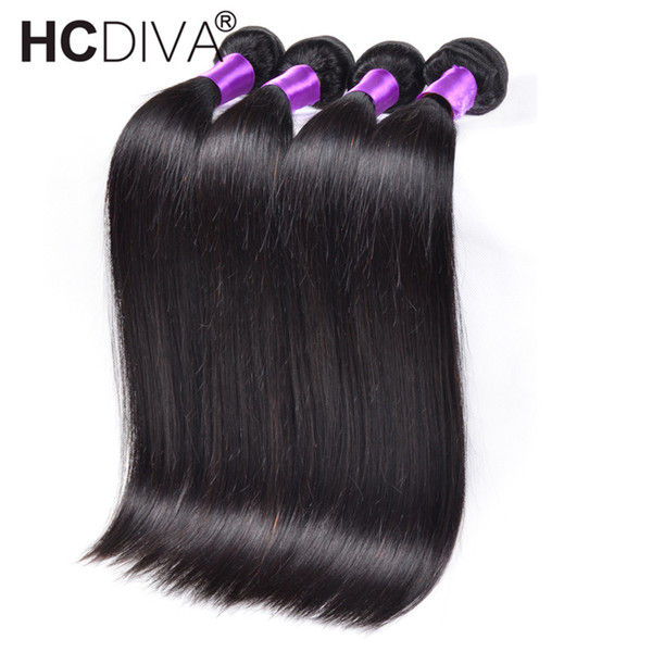 8A Mink Brazilian Virgin Hair 4 Bundles Silk Straight 100% Unprocessed Human Hair Bundles Cheap Wholesale Peice Body Wave Hair Extensions