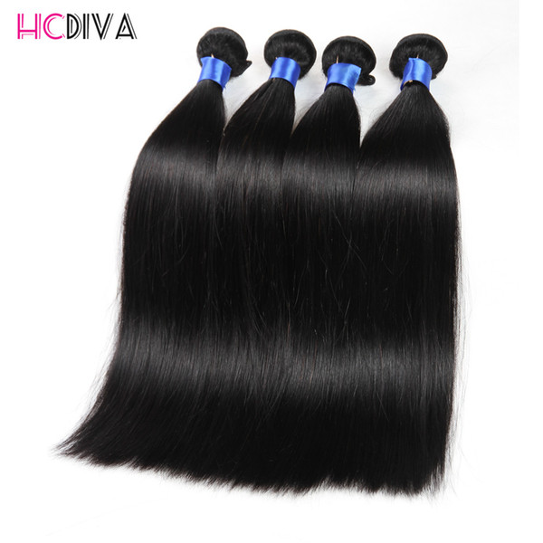 Brazilian Virgin Straight Hair 3 or 4 or 5 Bundles Curly Weave Body Wave Hair Weaves Brazilian Virgin Hair Straight Peruvian 4 Bundles