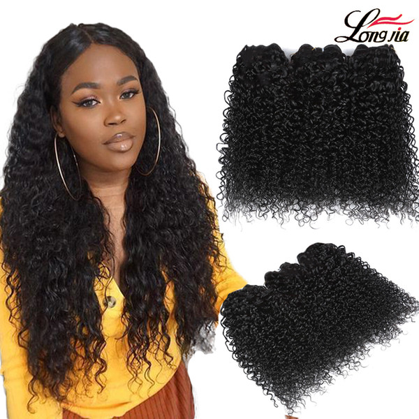 Grade 8A Brazilian Kinky Curly Human Hair Extensions Wholesale Malaysian Virgin Kinky curly Weave Bundles Brazilian kinky curly human hair