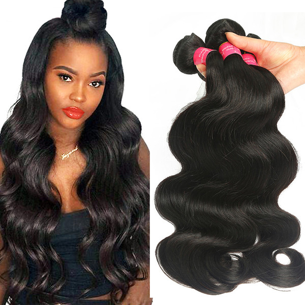 8A Malaysian Body Wave Hair Bundles 100% Unprocessed Virgin Human Hair Extension Natural Color Body Wave Human hair 3 bundles