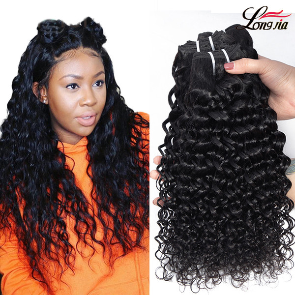 Malaysian Virgin hair bundles Unprocessed water wave hair extension 3 or 4 water wave human hair non remy