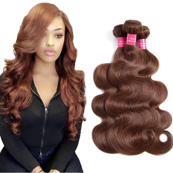 Charmingqueen Body Wave Hair 3/4 Bundles #4 100% Human hair Weaving Malaysian body wave human hair Extension