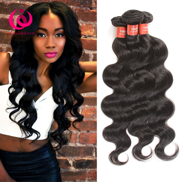 Peruvian Human Weave Hair Body Wave 4pcs/lot Cheap Prcie And High Quality Wow Queen Products No Shedding Peruvian Virgin Hair Extensions