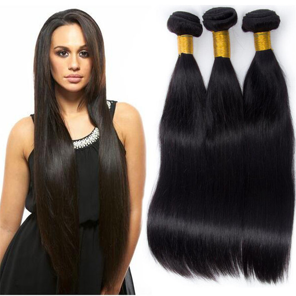 Modern Show Virgin Straight 3 Bundles Indian Straight Hair Cheveux Bresilien Raw Indian Hair Bundles Indian Straight Hair