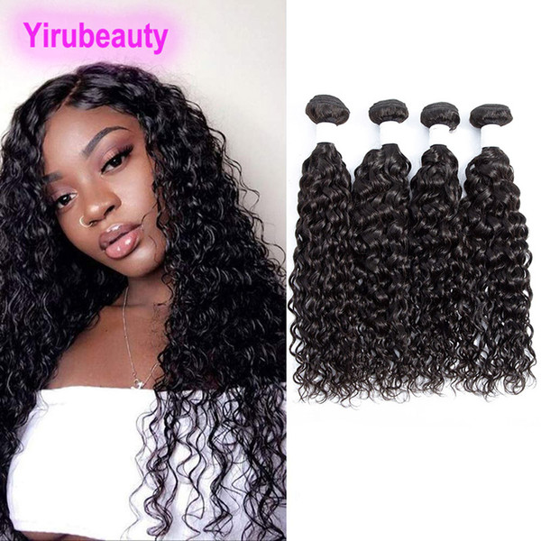 Peruvian Human Hair Extensions Water Wave 4 Bundles Hair Products Four Pieces/lot Remy Water Wave Virgin Hair