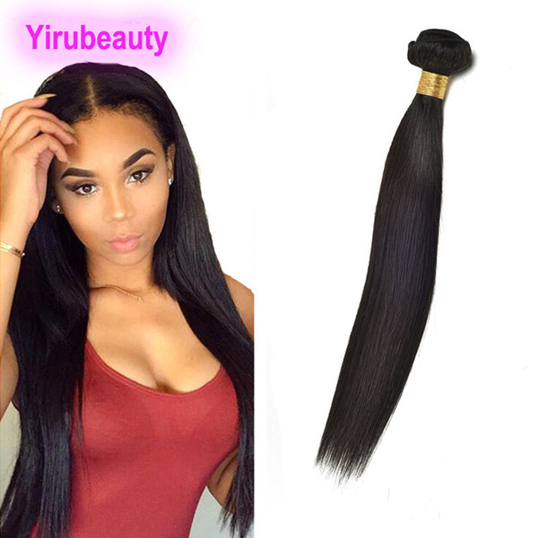 Brazilian Virgin Human Hair Peruvian Indian Malaysian Straight Hair 1 Piece/lot Hair Extensions One Bundle Double Wefts