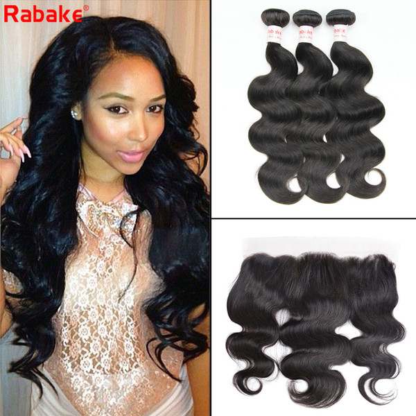 Body Wave Human Hair 3 Bundles With 13x4 Lace Frontal 100 Unprocessed Virgin Remy Humanhair Body Wave Curly Hair Cuticle Aligned