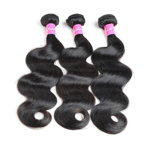 7A Peruvian Body Wave Hair Weaves 3 Or 4 Bundles Remy Human Hair Raw Virgin Unprocessed Brazilian Malaysian Indian Peruvian Hair Bundles