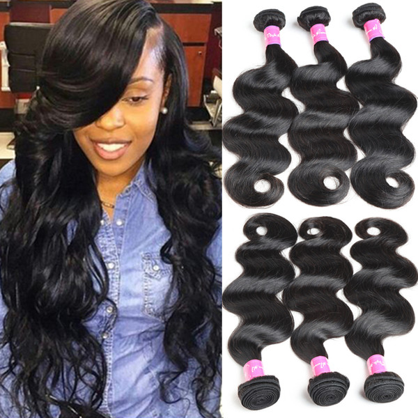 Indian Hair Body Wave 3 Bundles Brazilian Wet And Wavy Remy Human Hair Bundles Raw Virgin Unprocessed Peruvian Malaysian Hair Extensions