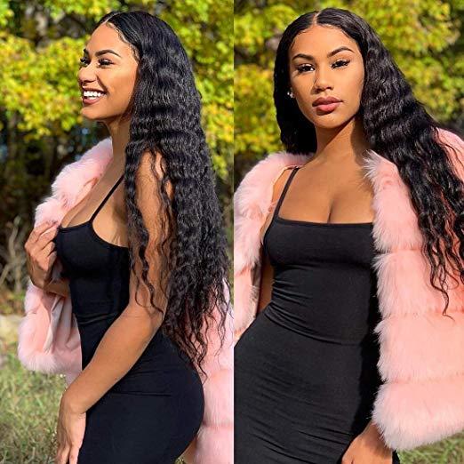 deep wave bundles with closure raw virgin indian Human Hair bundles with closure Body Wave Straight Loose Deep Wave Bundles With Closure