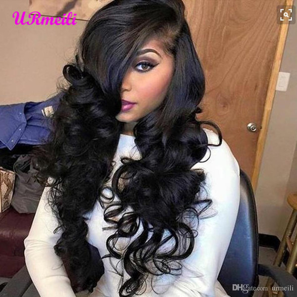 Malaysian Body Wave human hair bundles with closure DHgate Remy Virgin body wave hair weave 3/4 Bundles With Closure Wholesale alibaba