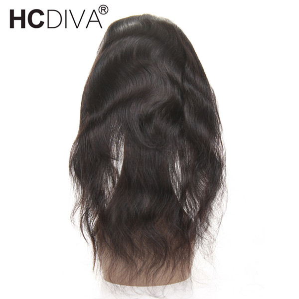 Peruvian Body Wave Human Hair Pre Plucked 360 Lace Frontal Closure with Baby Hair Non Remy Human Hair Ear to Ear Lace Frontal Closure