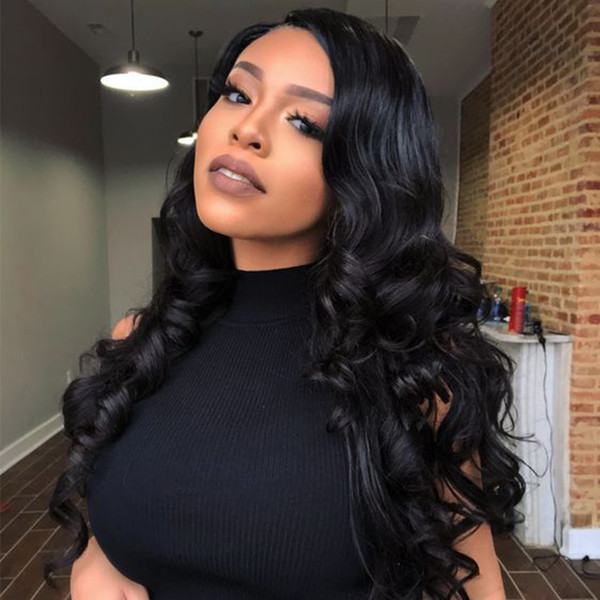 Peruvian Hair Bundles With Closure 3 Bundles Human Hair Weave Body Wave Non-Remy Virgin Hair Extensions