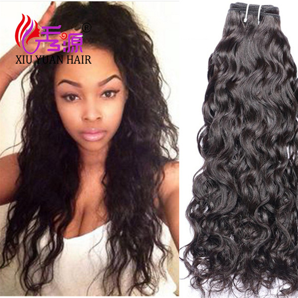 Natural Color Natural Wave 100 Unprocessed Virgin Remy Human Hair Bundles Xiuyuanhair Quality Natural Wave Virgin Human Hair Extensions