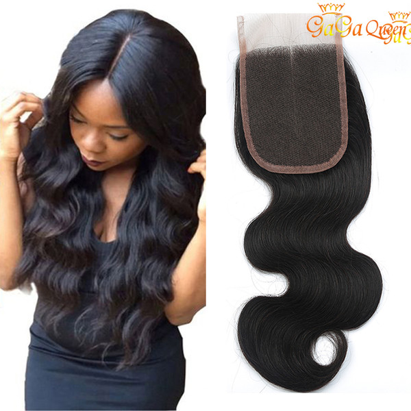 Brazilian Body Wave Closure 1pc 4x4 Lace Closure Unprocessed Brazilian Virgin Hair Body Wave Human Hair Extensions