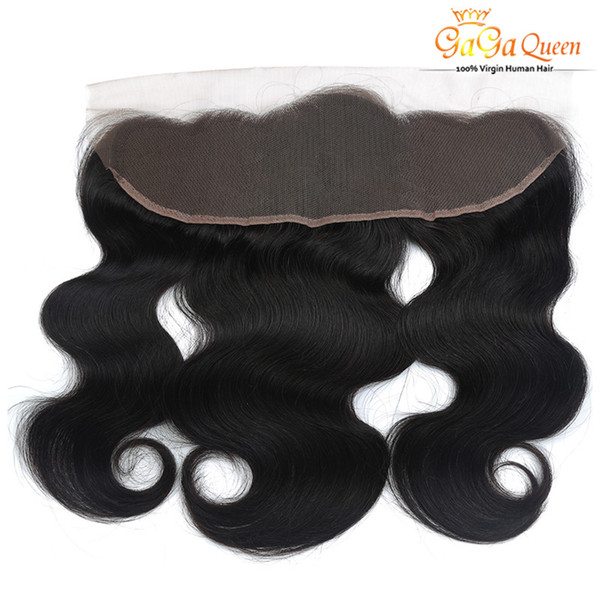 1PC Brazilian Body Wave 4x13 Lace Frontal Closure Ear to Ear Lace Frontal Closure Brazilian Body Wave Human Hair