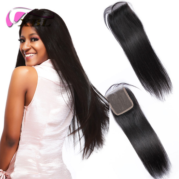 xblhair brazilian straight hair bundles with closure 3 bundles remy human hair extensions within one top lace closure