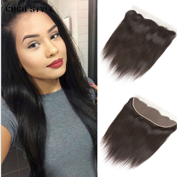 Peruvian Straight Hair Lace Frontal 13