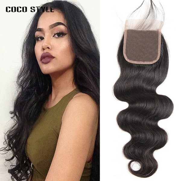 Middle Part Lace Closure With Baby Hair Peruvian Body Wave Remy Hair Closure Swiss Lace 120% Density Human Hair 1 Piece 8