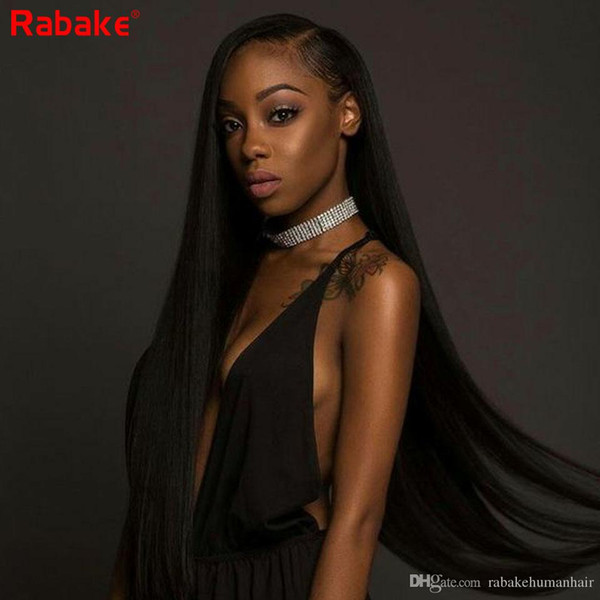 9A Brazilian Hair 3 Bundles with Lace Closure 100% Unprocessed Virgin Hair Bundle Deals Rabake Wholesale Brazilian Cuticle Aligned Hair